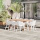 Option White Armchair - Aluminum Legs
