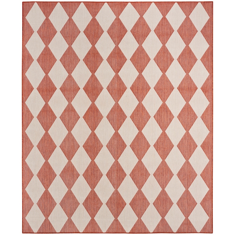 Nourison Positano Indoor/Outdoor Geometric Area Rug