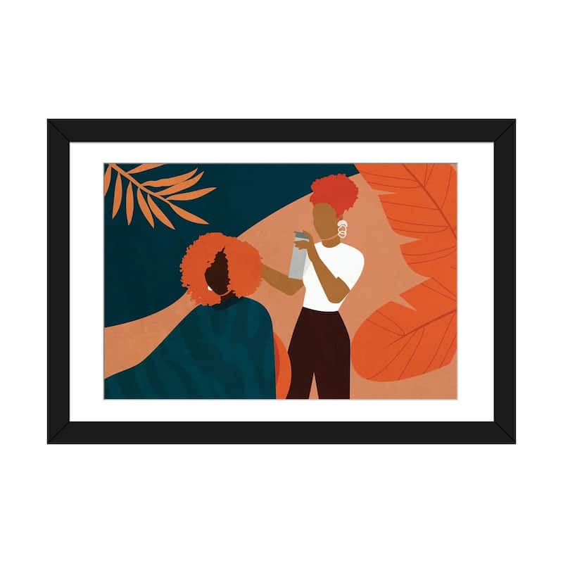 iCanvas "Salon No. 1" by Domonique Brown - Black - 24x32x1