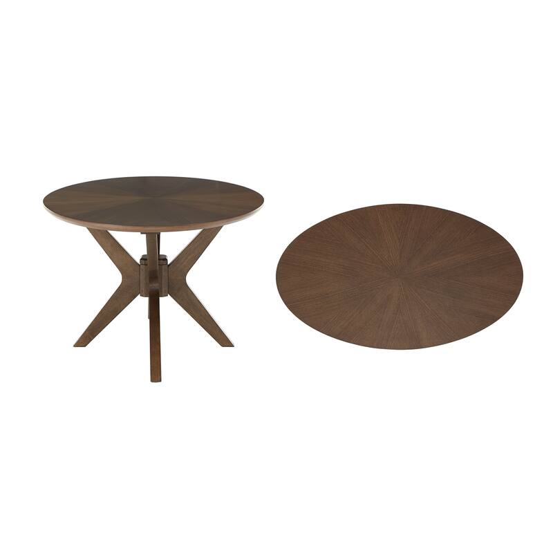 Vilnius Mid-Century Walnut Finish Tables