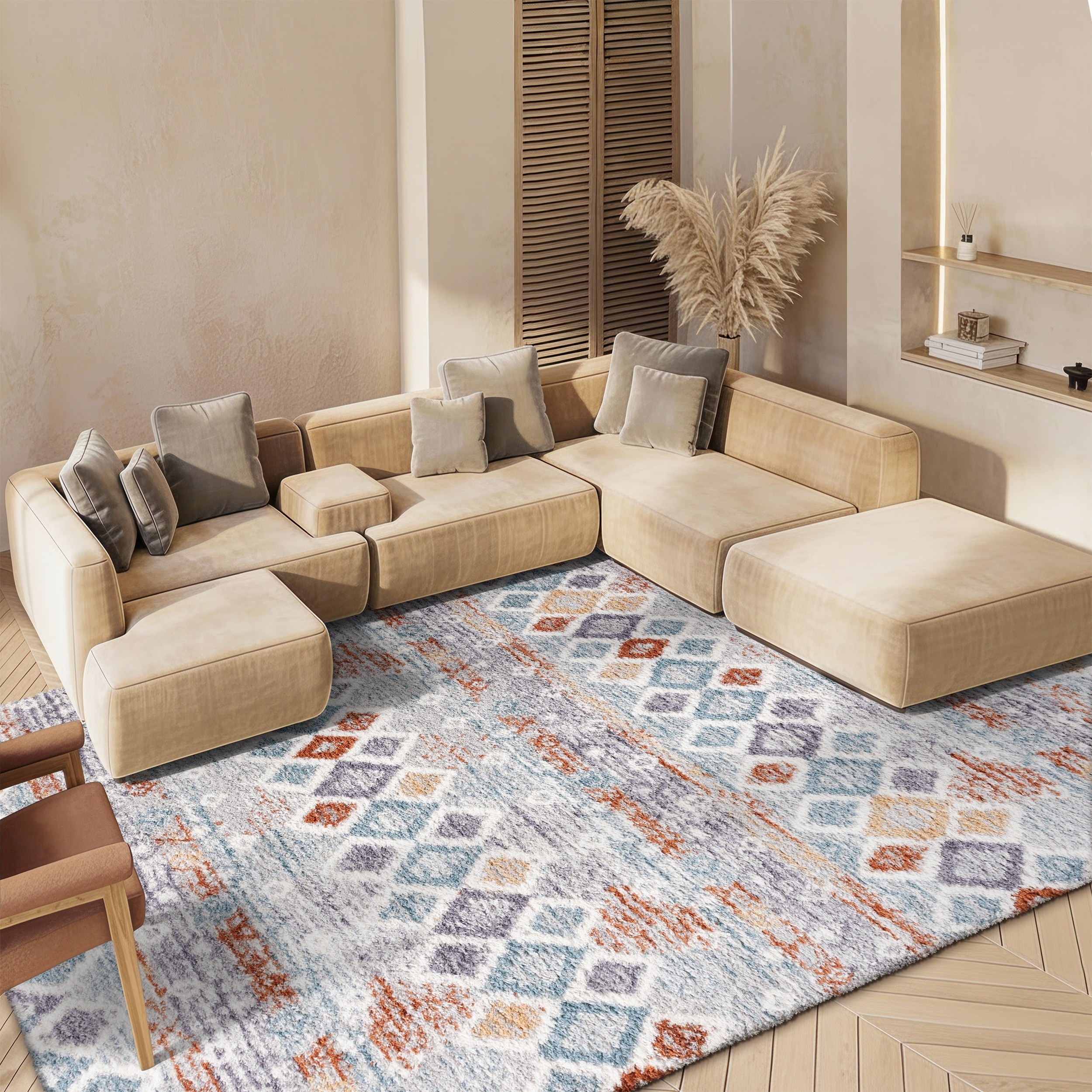 SAFAVIEH Berber Shag Elizabete Rug