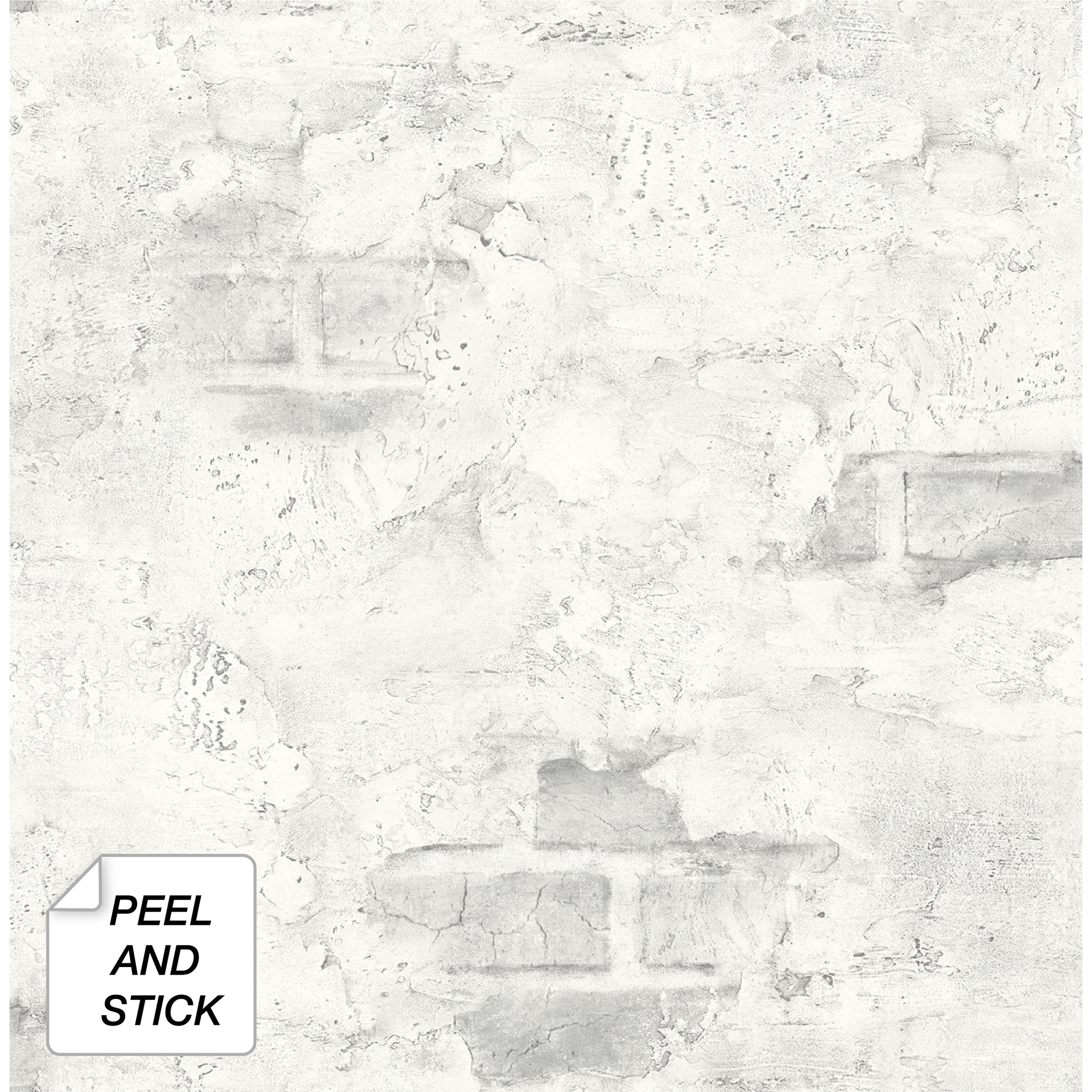 NextWall Stuccoed Brick Peel and Stick Wallpaper - 20.5 in. W x 18 ft. L