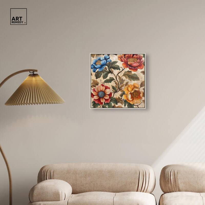 Golden Gardenia III Canvas by Art Remedy