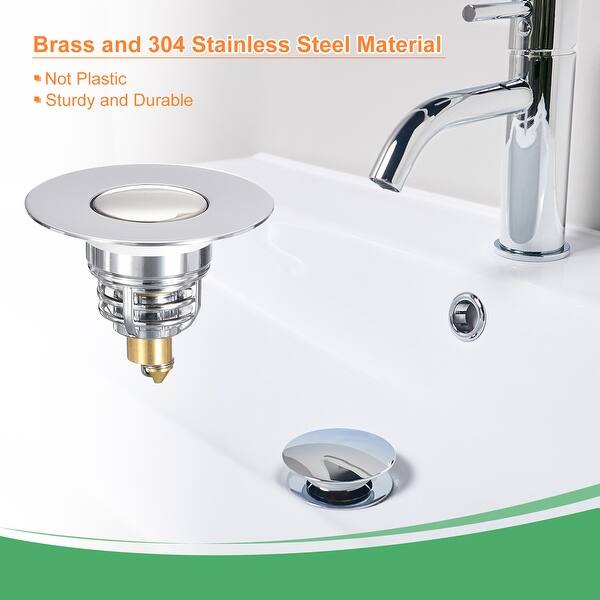 Bathroom Sink Stopper 2pcs,sink Drain Strainer,hair Catcher | Meses sin interés