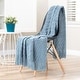 preview thumbnail 29 of 77, Chanasya Textured Boho Knit Throw Blanket With Tassels