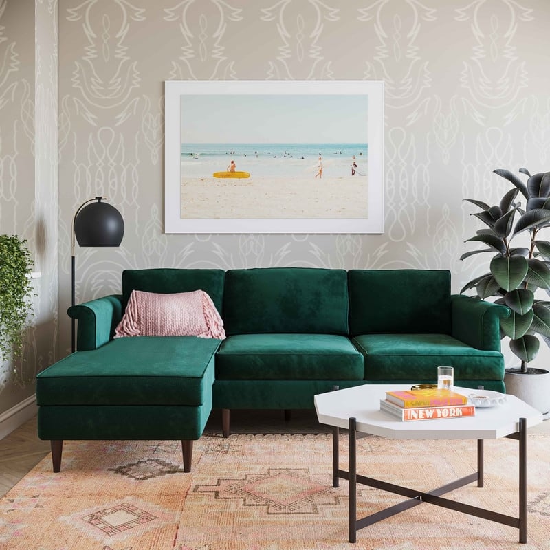 Porter Velvet Sectional