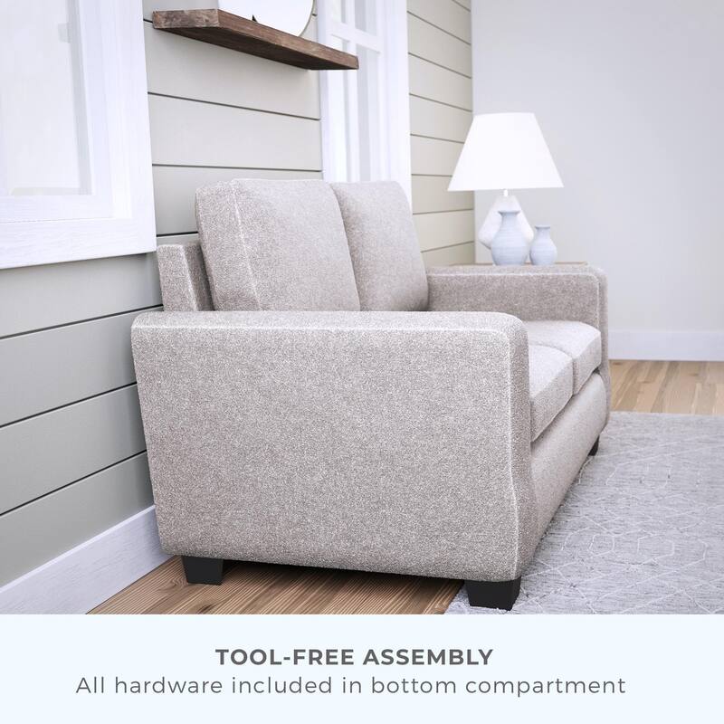 Brookside Shay 61" Upholstered Track Arm Loveseat