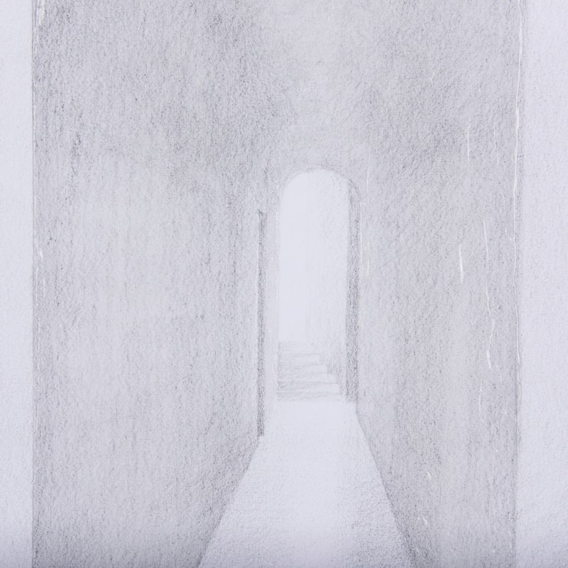 Corridor II Framed Art Print