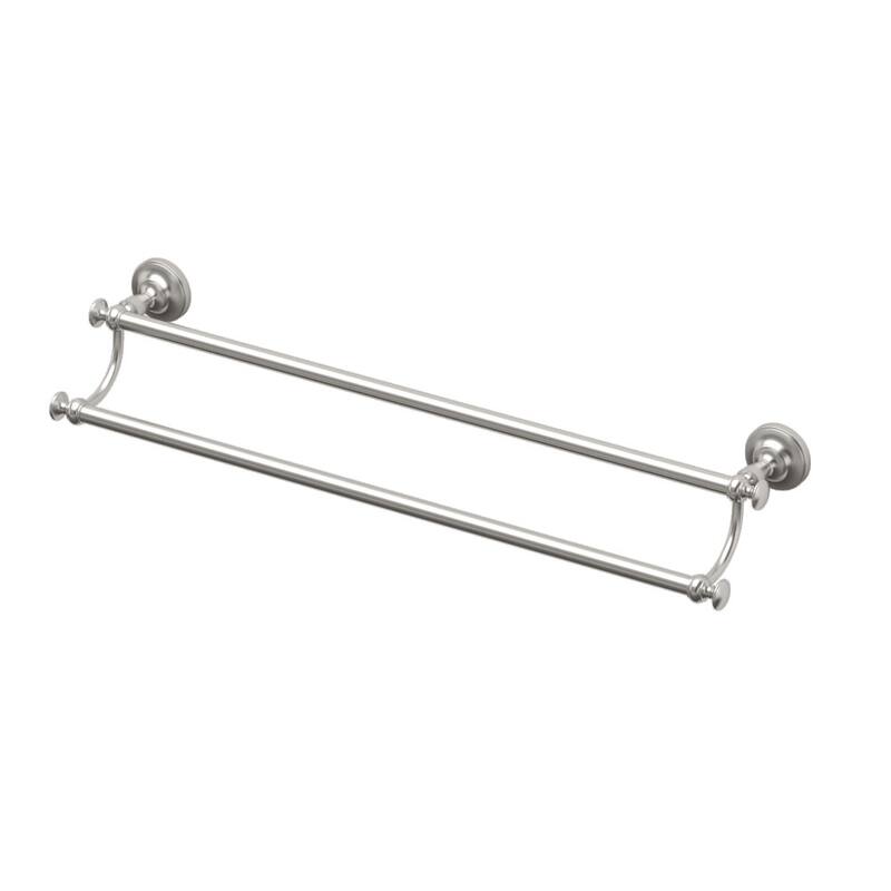Gatco Tavern 24" Double Towel Bar - Satin Nickel