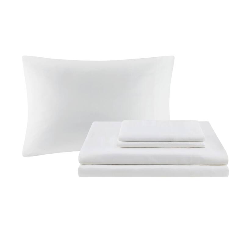Madison Park Essentials Loretta 24-Piece Room in a Bag with Window Panels and Sheet Set