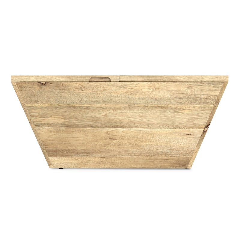 WYNDENHALL Gillean 36 inch Wide Solid Mango Modern Lift Top Coffee Table