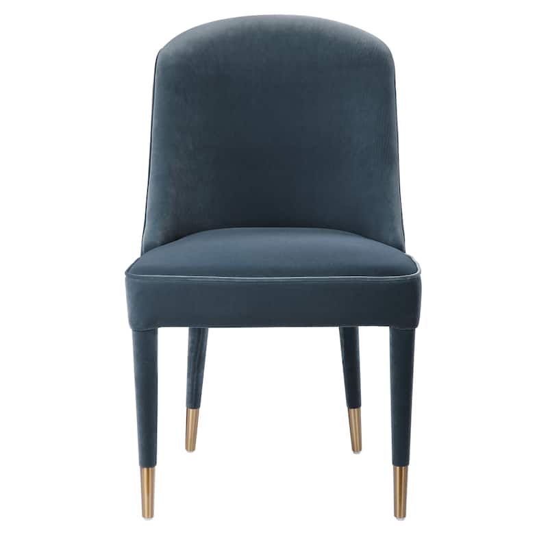 Uttermost Brie Armless Chair (Set of 2) - Blue
