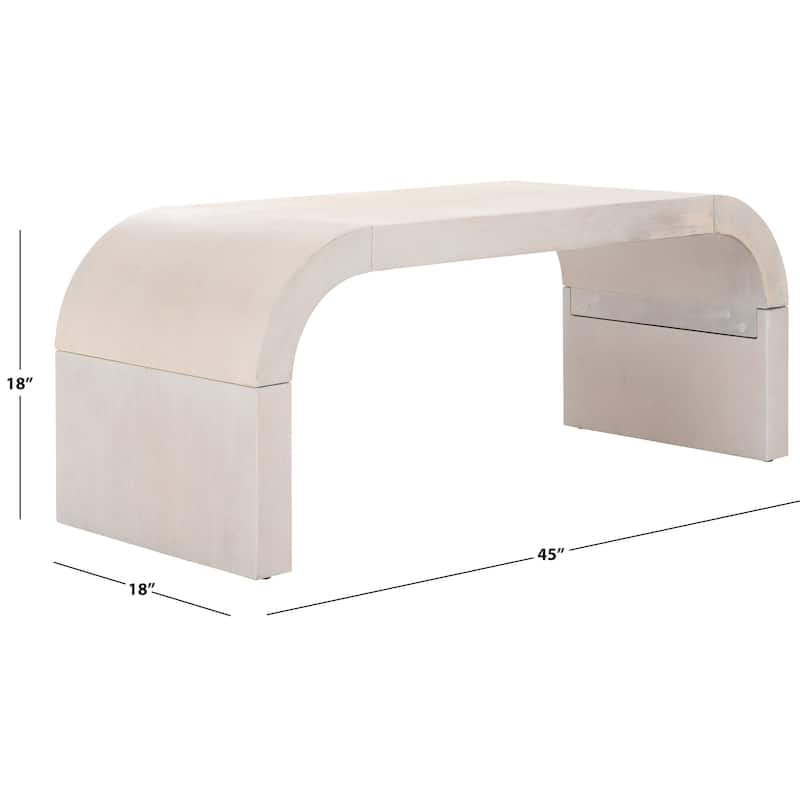 SAFAVIEH Liasonya Curved Coffee Table - 45"W x 18"D x 18"H