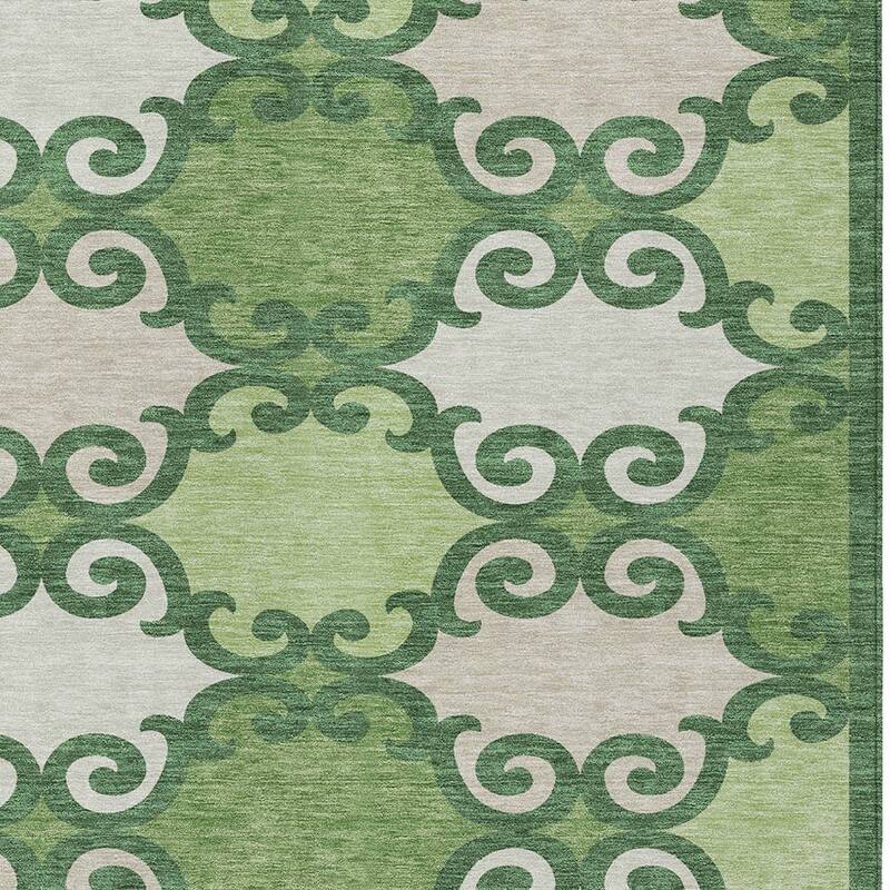 HomeRoots Trellis Transitional Rectangle Outdoor Rug