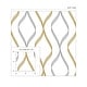 preview thumbnail 16 of 20, NextWall Ogee Ribbon Peel and Stick Wallpaper