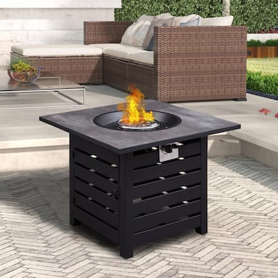 CASAINC 40,000 BTU Auto-Ignition Propane Gas Fire Pit Table - 32 x 32 in