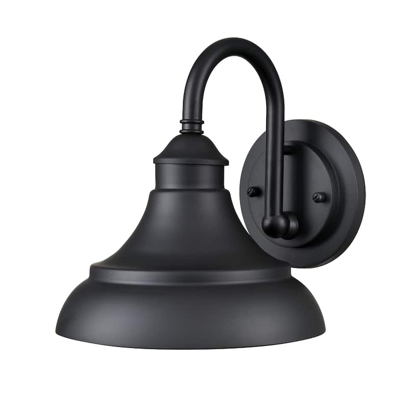 Alvii 1-Light Outdoor Wall Sconce Powder Coated Black - Powder Coated Black