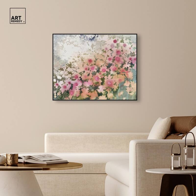 Roseate Remnants Canvas by Art Remedy
