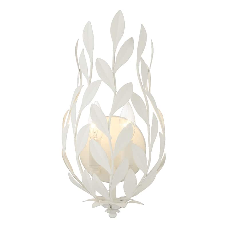Crystorama Lighting Group 561 Broche 2 Light 16" Tall Wall Sconce - Matte White