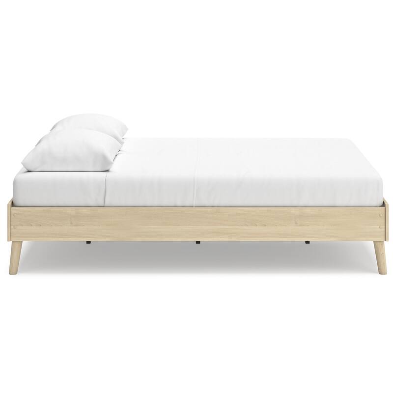 Signature Design by Ashley Cabinella Light Brown Platform Bed