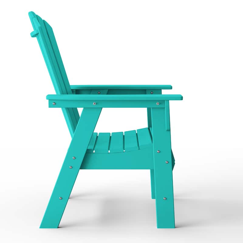 Altura Hdpe All Weather Outdoor Patio Adirondack Dining Chair