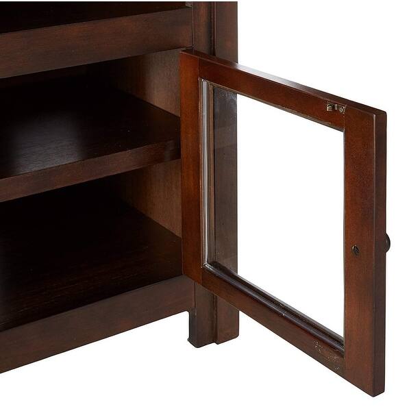 Shop Ashley Furniture Harpan Reddish Brown Large Tv Stand