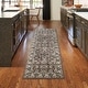 preview thumbnail 31 of 68, Superior Lille Classic Floral Medallion Indoor Runner or Area Rug 2' 7" x 10' - Brown