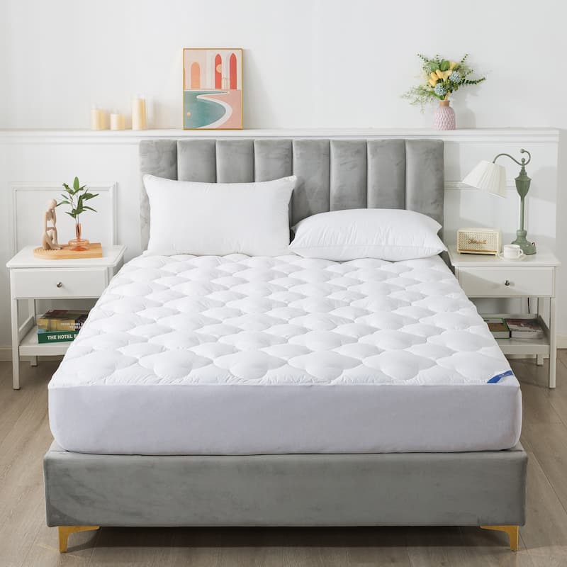 Royal Velvet European White Down Mattress Pad