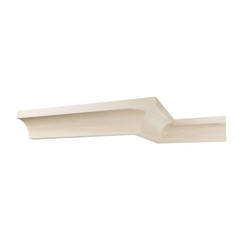 WM100: 11/16-in D x 11/16-in W x 96-in L Americraft Solid Hardwood Stain Grade Cove Moulding