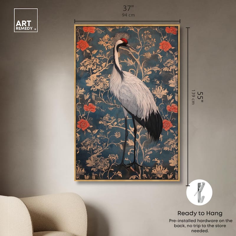 Botanical Bird I Canvas by Art Remedy