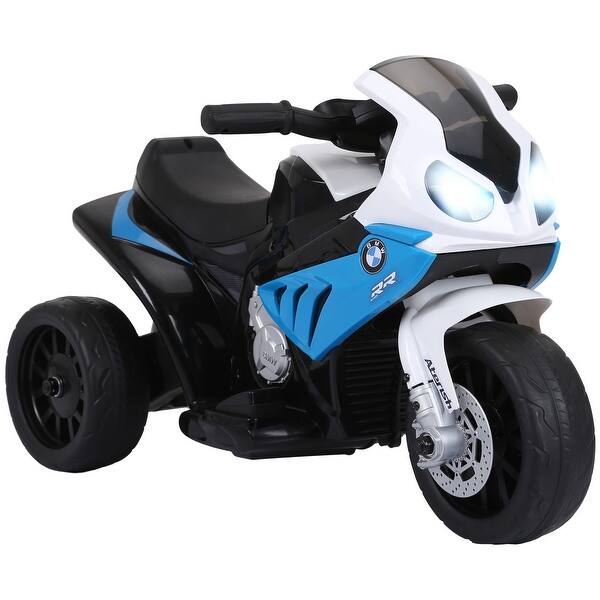 slide 2 of 8, 6V Kids Motorcycle Licensed BMW, Toddler Motorcycle with Headlight, Music, 3 Wheeled Electric Motorcycle for Boys Girls Blue