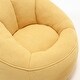 preview thumbnail 39 of 101, Microfiber High-Density Foam Bean Bag Lounge Chairs with Removable Footrest