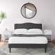 preview thumbnail 3 of 35, Taomika 3-Pieces Tufted Upholstered Platform Bed and Nightstands Set White - Queen