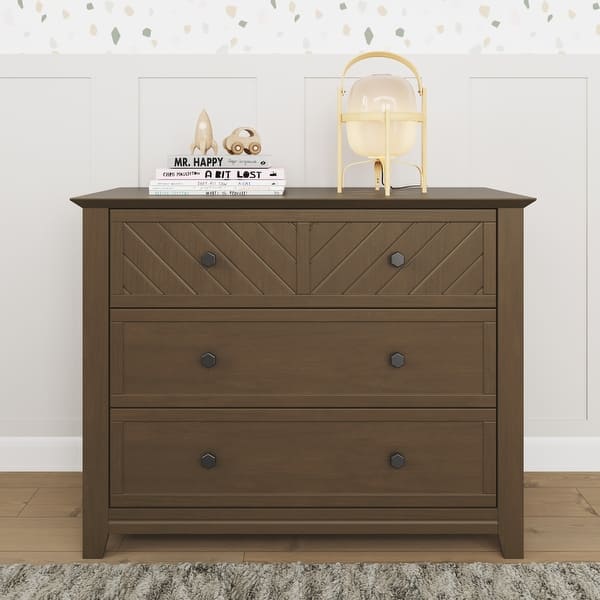 slide 2 of 24, Child Craft Atwood 3-Drawer Dresser Cocoabean