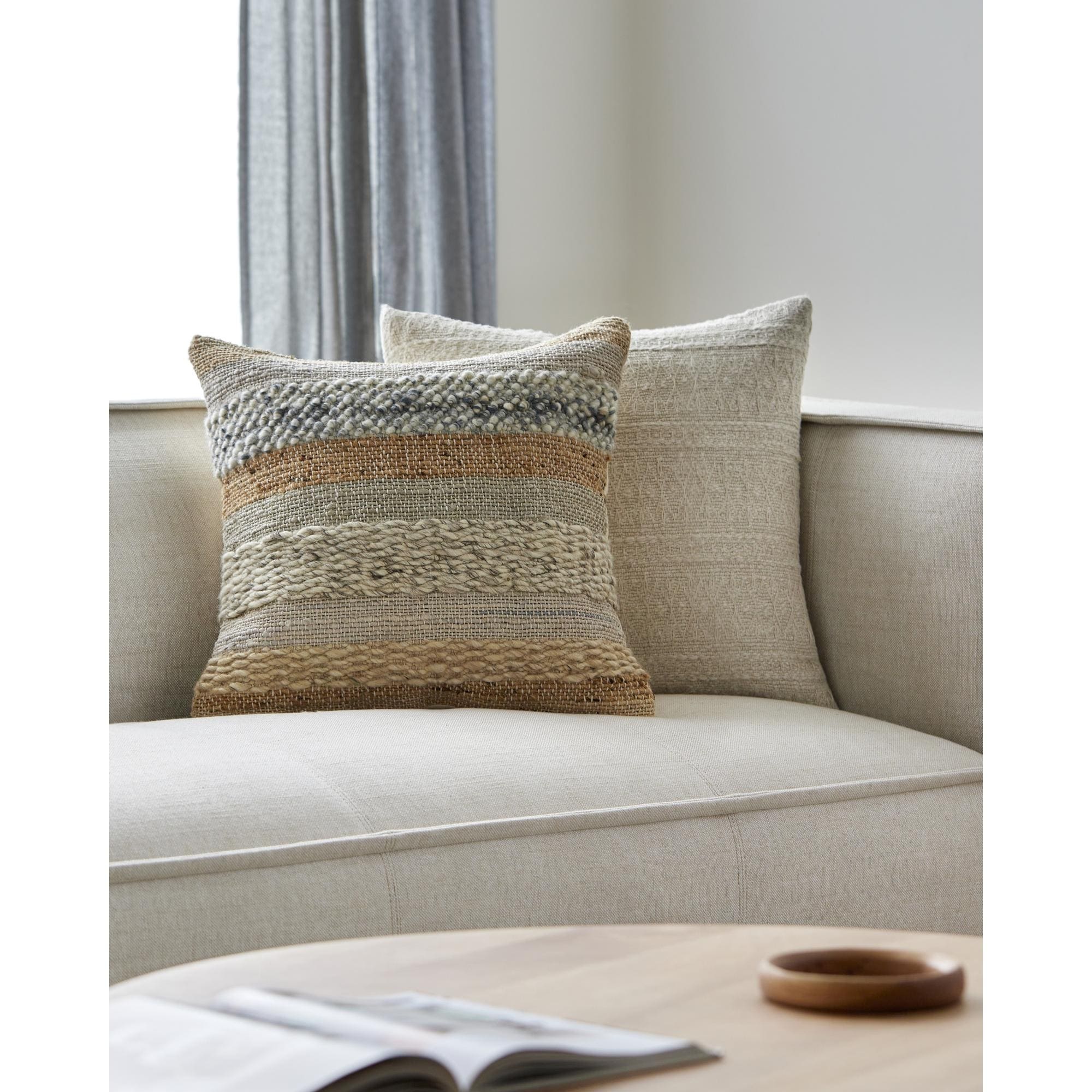 Jute Pillow Covers Throw Pillows Bed Bath Beyond