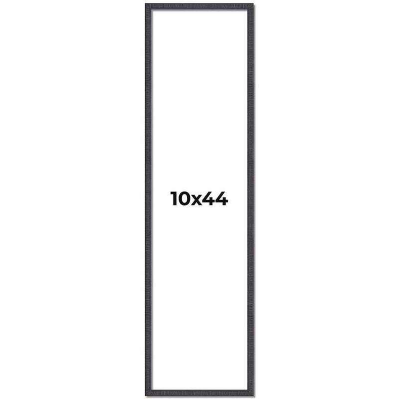 10x44 Frame Brown Picture Frame - Complete Modern Photo Frame Includes