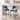 Wooden Bar Stools with Footrest (Set of 2/4/6)
