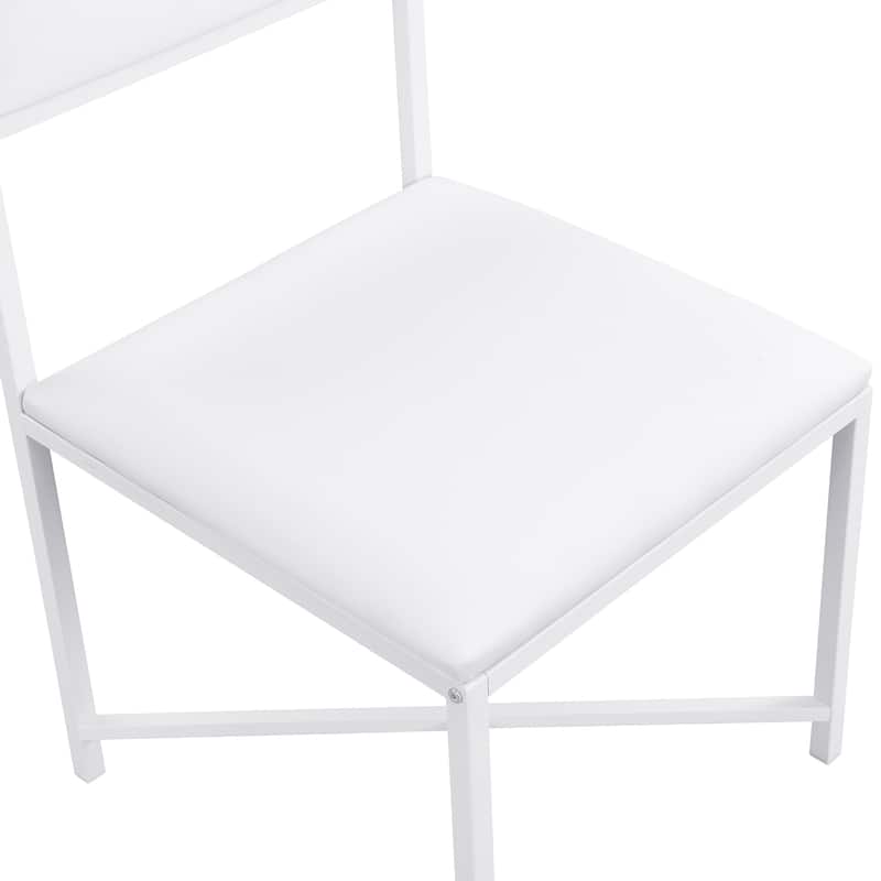 Modern Compact 63inch 5-Piece Extendable Dining Table Set