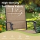 preview thumbnail 40 of 67, 7-Piece Patio Bar Stool Set Textilene Swivel Stools