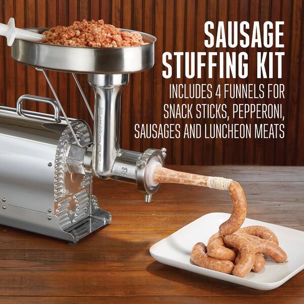 Shop Weston Pro Series 22 Meat Grinder 1 5 Hp Overstock 17003813