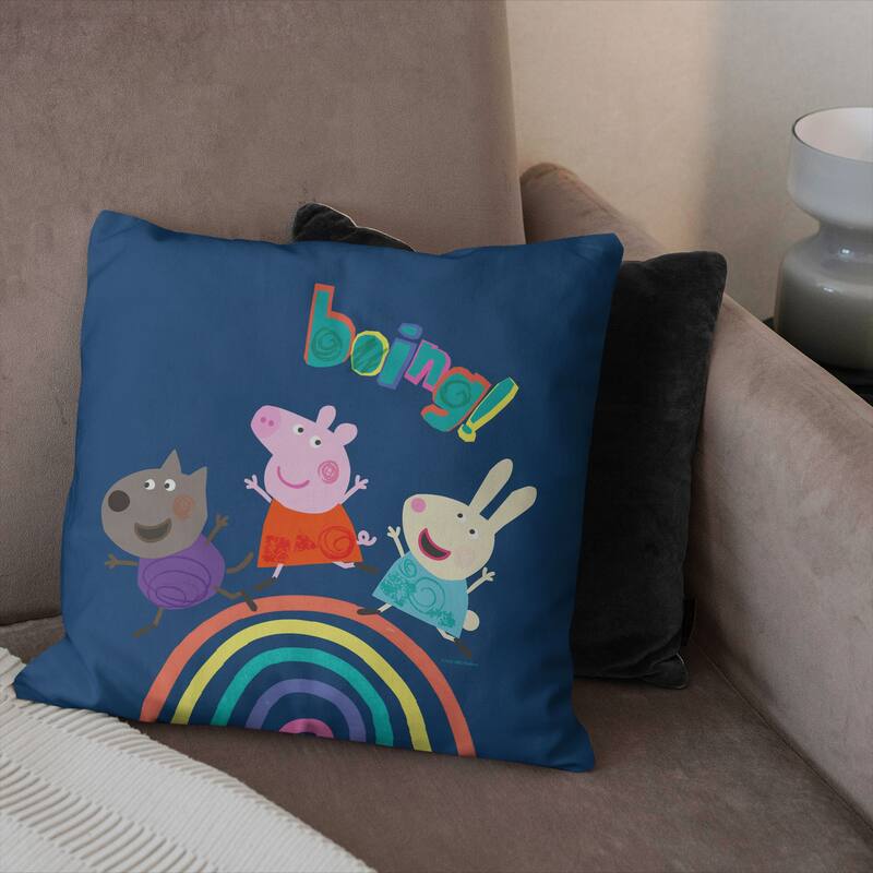 Hasbro Peppa Pig 18 Inch Throw Pillow