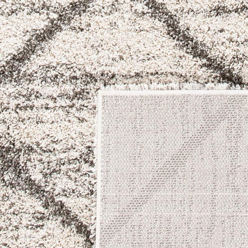 SAFAVIEH Hudson Shag Estella Diamond Trellis 2-inch Thick Rug