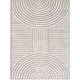 preview thumbnail 14 of 33, Livabliss Scandinavian Fossay Shag Stripe Washable Area Rug