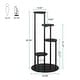 preview thumbnail 12 of 10, 4-Tier Plant Stand Indoor, Wood Plant Flower Shelf Holders for Balcony