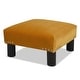 preview thumbnail 7 of 130, The Curated Nomad Performance Fabric Stardust Square Upholstered Footstool Ottoman
