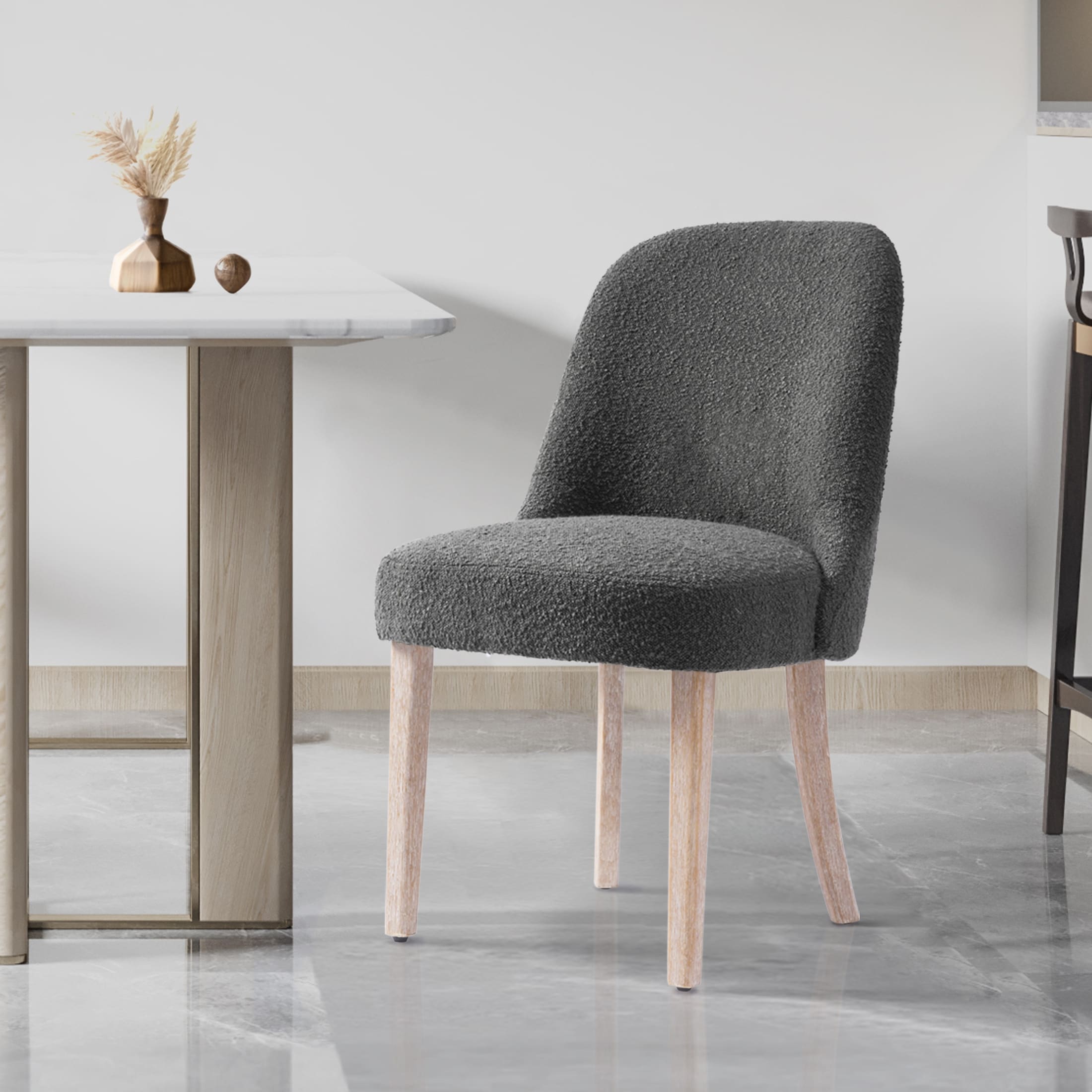 Oak Finish Polyester Blend Dining Chairs Bed Bath Beyond