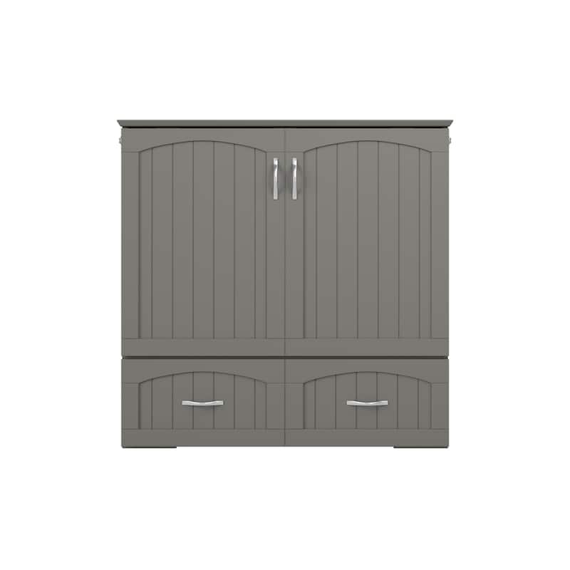 Southampton Murphy Bed Chest with Mattress & Built-In Charger