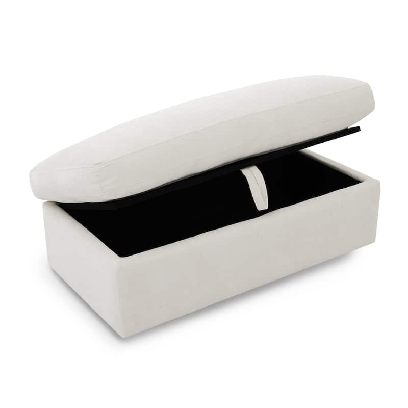 Double Recliner Chair with Adjustable Backrest, Storage Ottoman, USB Port & Phone Stand