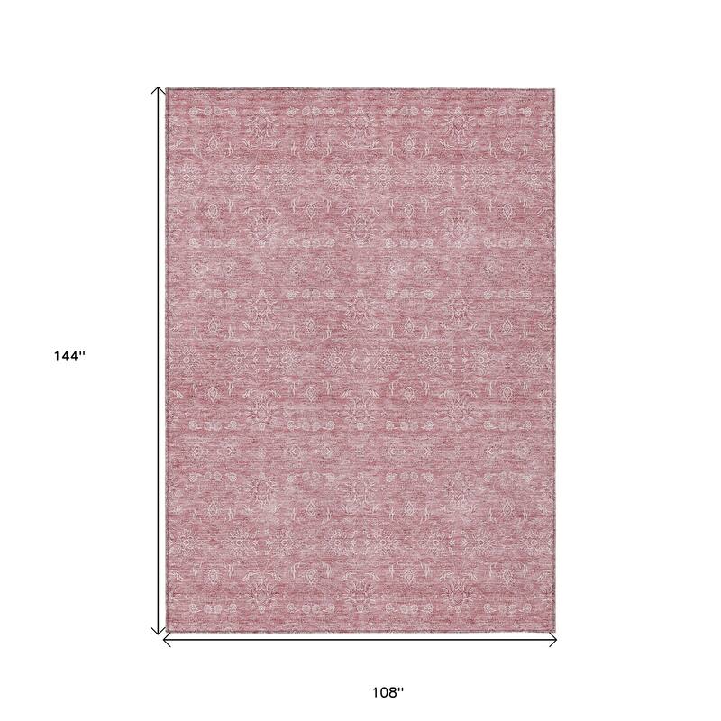 HomeRoots Floral Transitional Rectangle Outdoor Rug