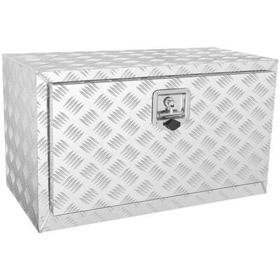VEVOR Underbody Aluminum Truck Tool Box 30" x 14" x 16" Trailer RV Tool Storage - 30 x 14 x 16 in